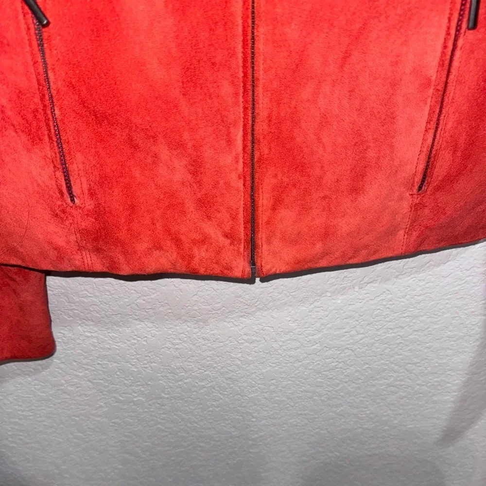 Valerie Stevens Suede Leather Jacket Small - Picture 4 of 6